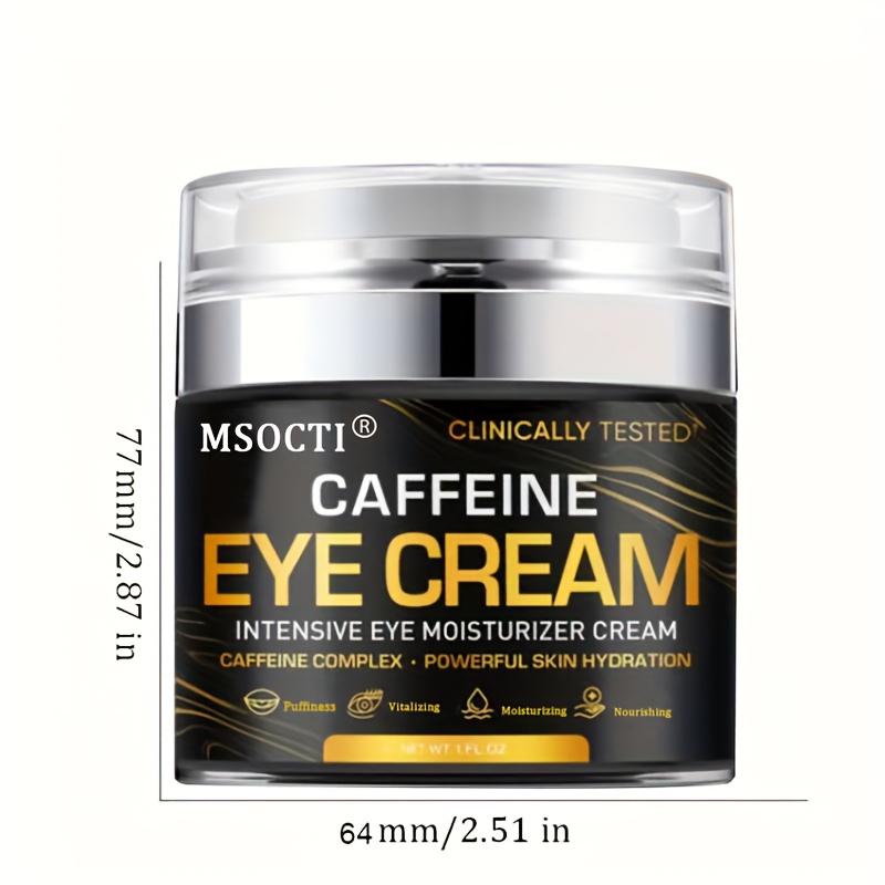 Caffeine Eye Cream with Niacinamide - Ideal Gift for Daily Use