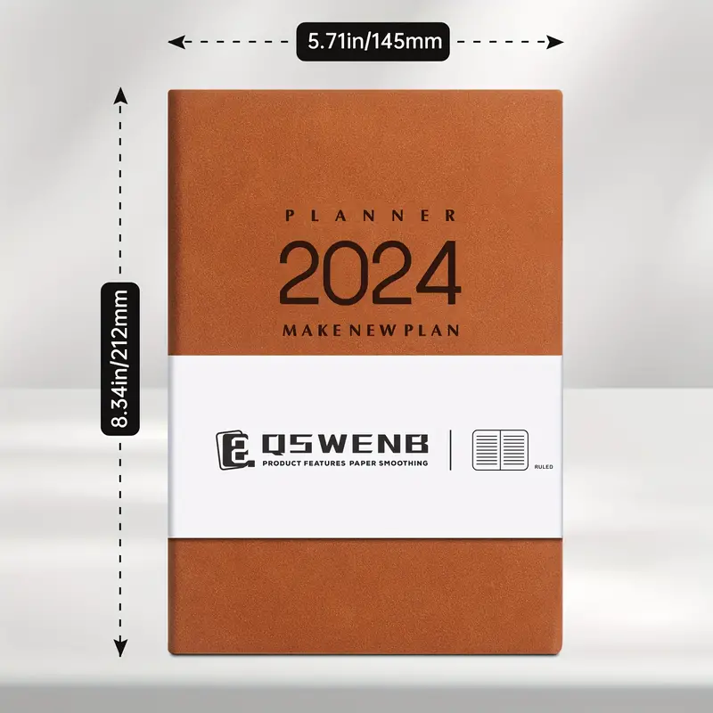 2024 Planner 12 Months Daily Monthly Planning Agenda - Temu United Kingdom
