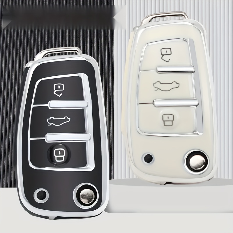 Autoschlüsselhülle TPU Auto Styling Schlüsselhülle für Audi A4 B9 Q5 Q7