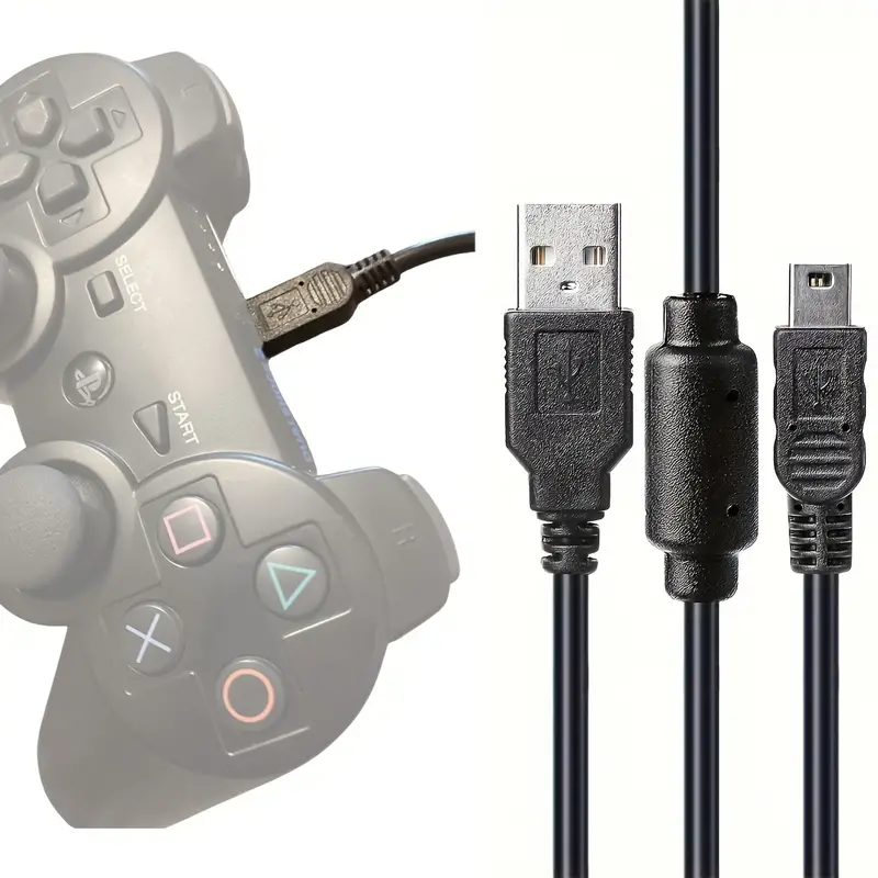 2 Câbles De Chargement USB De 1,8 Mètre (6 Pieds) Pour Manettes