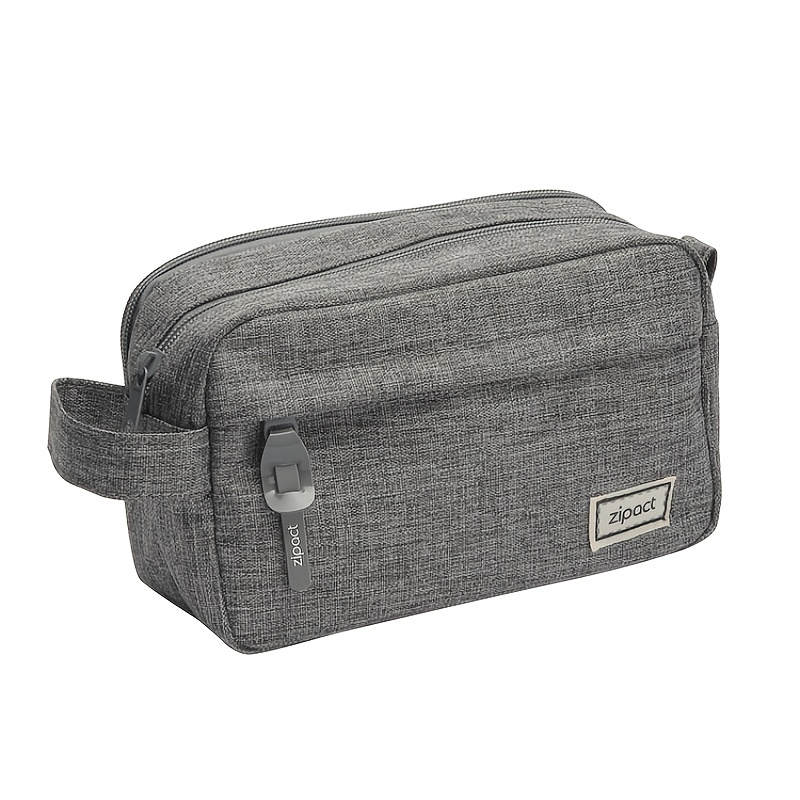 Unisex Pencil Case Grey Double Layer Pencil Pouch Big Capacity Pencil Box -  China Waterproof Case, Storage Pouch