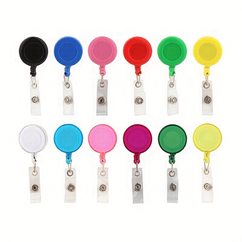 Smell Badge Reels Retractable Cute Id Clip Metal Clip - Temu South Africa