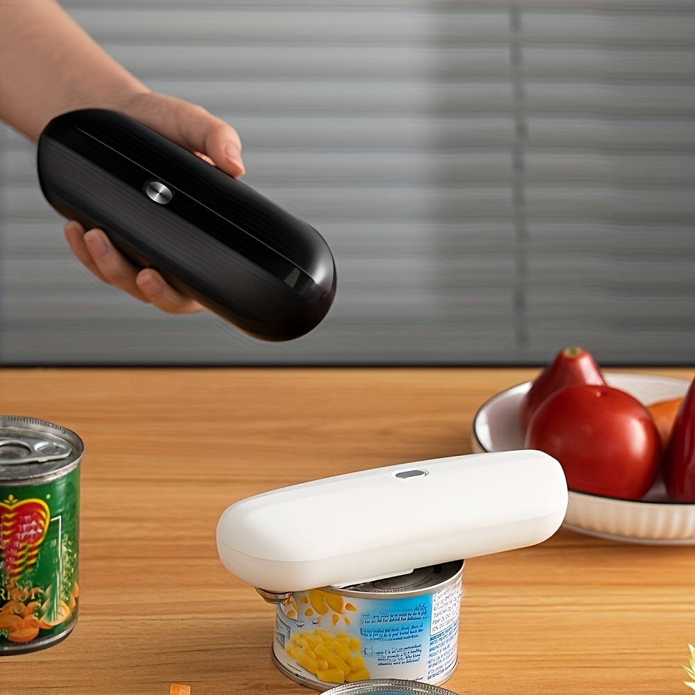 Rechargeable Electric Can Opener: Open Cans with A Simple Push of Button -  Smooth Edge, Food-Safe, Automatic Handheld Can Opener for Seniors with