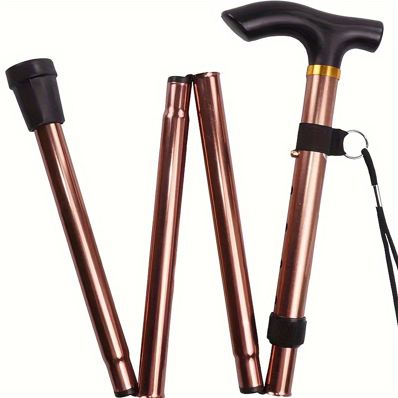 Adjustable Folding Hiking Trekking Pole Lightweight Aluminum Alloy Stick