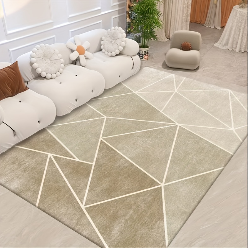Living Room Carpet Floor Mats Area Rugs Modern Geometric - Temu