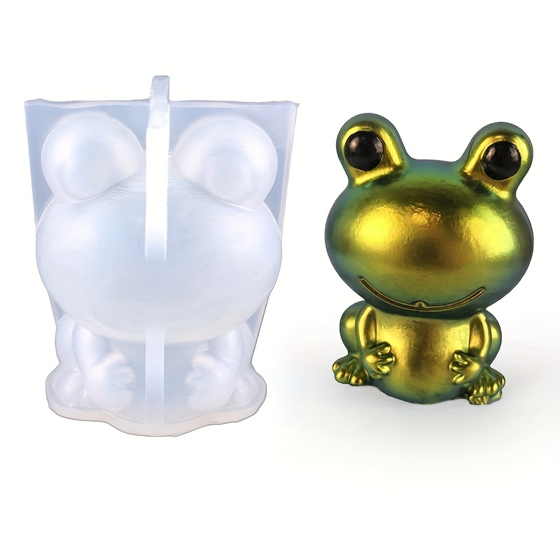 3d Cute Frog Resin Mold Diy Resin Silicone Mold Epoxy - Temu