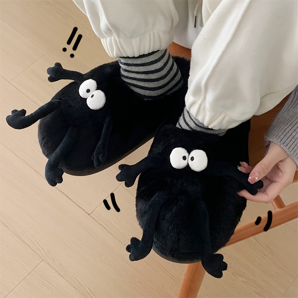 Funny Cartoon Fuzzy Novelty Slippers Slip Soft Sole Platform - Temu