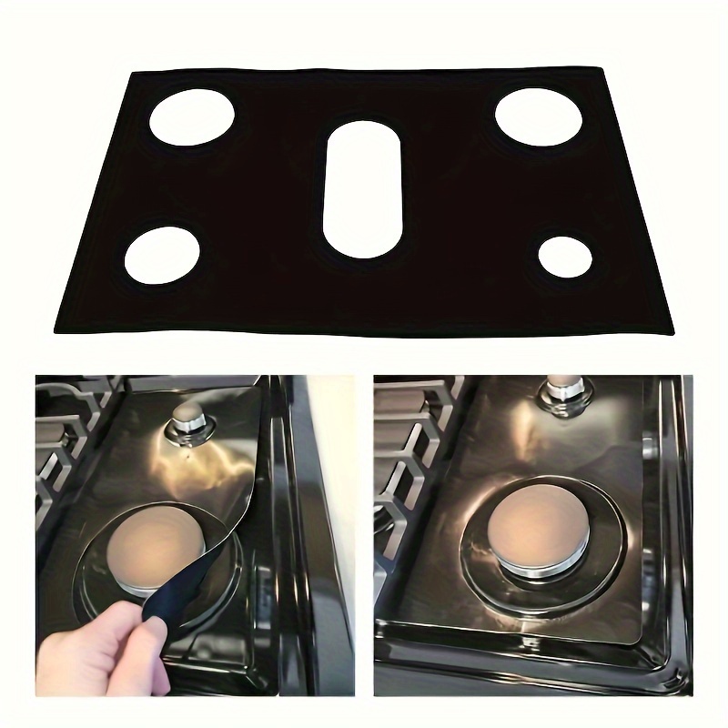 1/2pc Silicone Stove Covers Kitchen Stovetop Protector Clean Mat