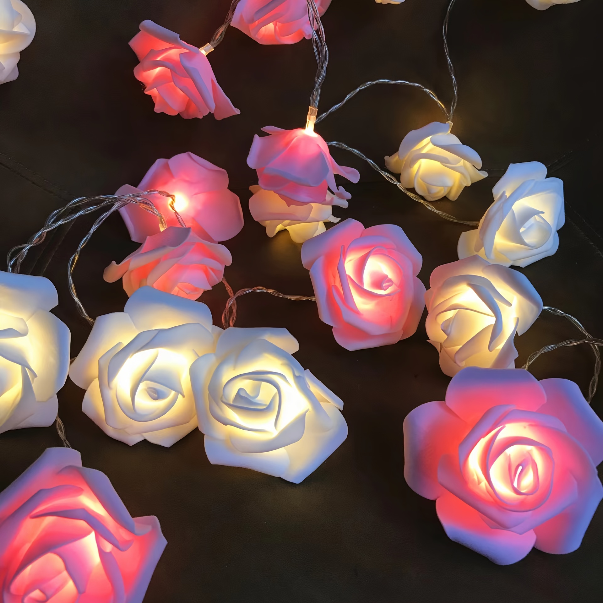 Led Roses Valentine's Day Included Batteries ( 10 Led) - Temu