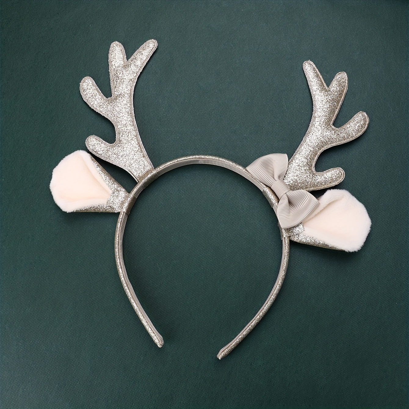 Silver deals antler headband