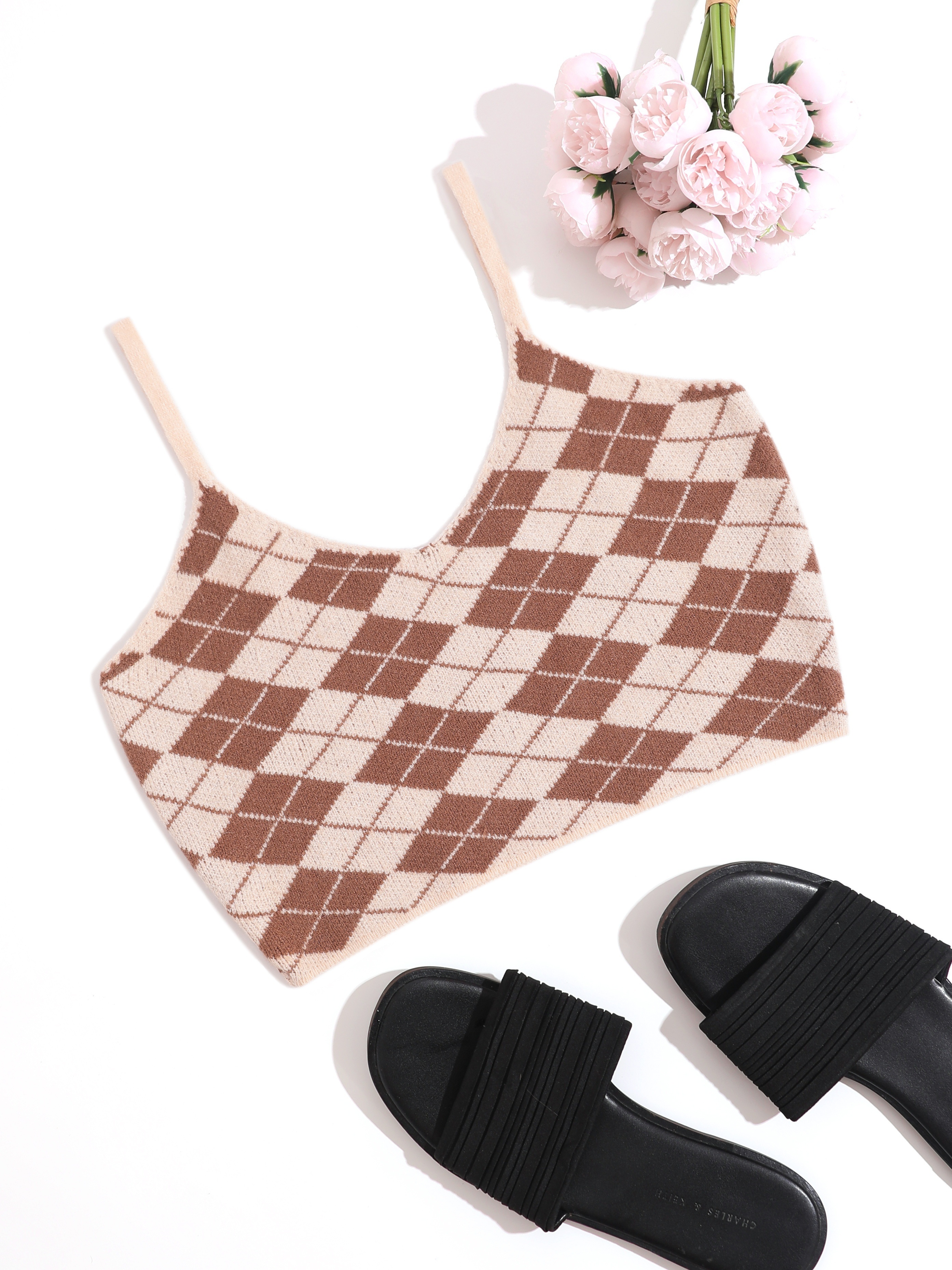 Sleeveless Crop Top - Temu