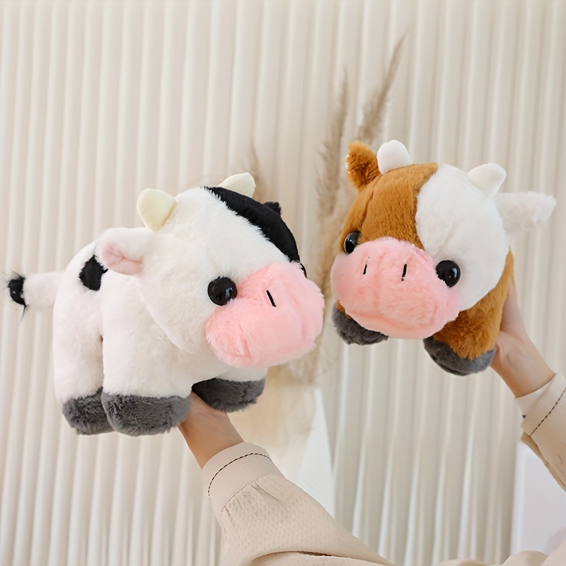 Simulation Highland Cow Family Plush Toys Highland Cow With - Temu United  Arab Emirates