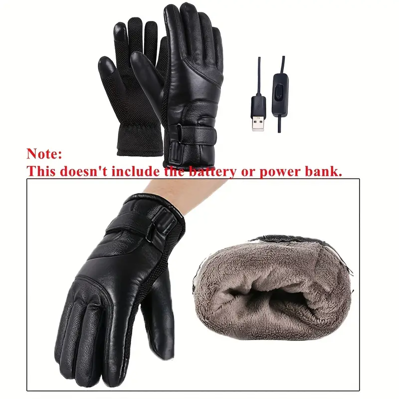 Electric Heating Gloves Charging Usb Hand Warmer Electric Heating Gloves  Winter Motorcycle Hot Touch Screen Bicycle Gloves Waterproof, Check Out  Today's Deals Now