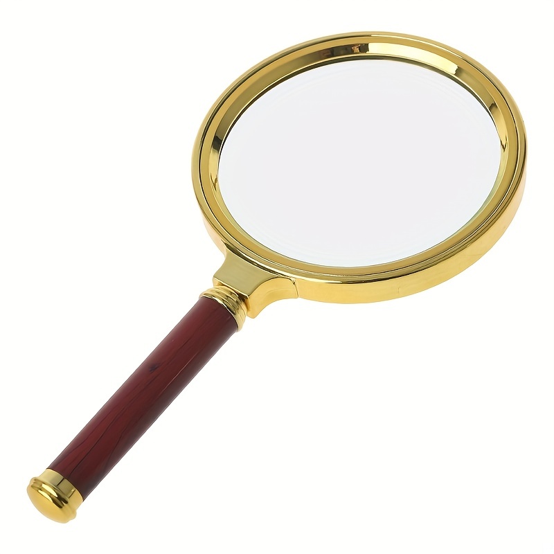 Portable Handheld Square Reading Magnifying Glass With Light - Temu