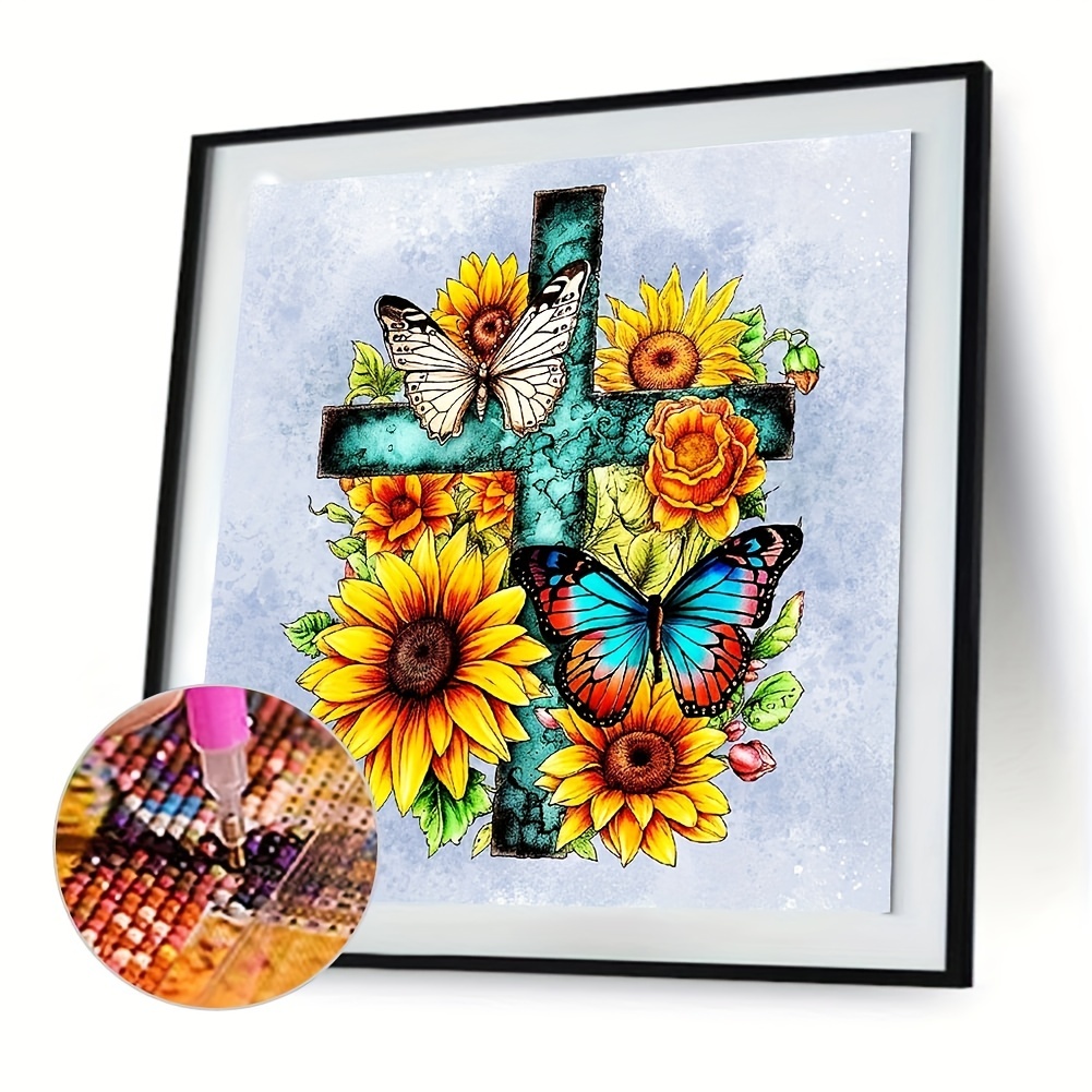 Diamond Painting 5d Sunflower, Wall Sticker