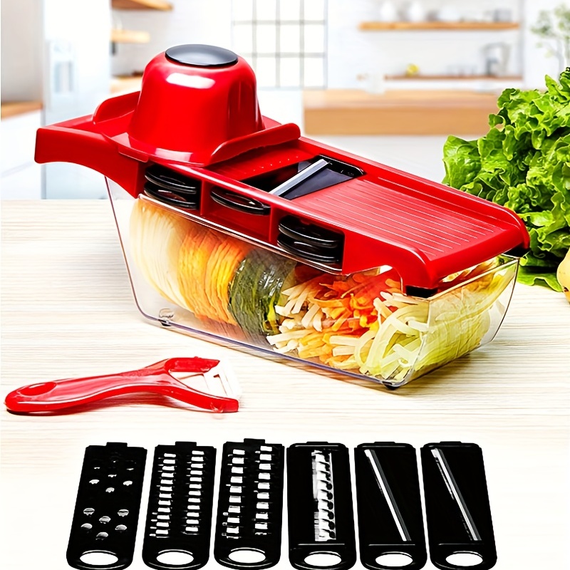 SWISS WONDER 5 in 1 Multi-Function Plastic Vegetable Dicer Chopper