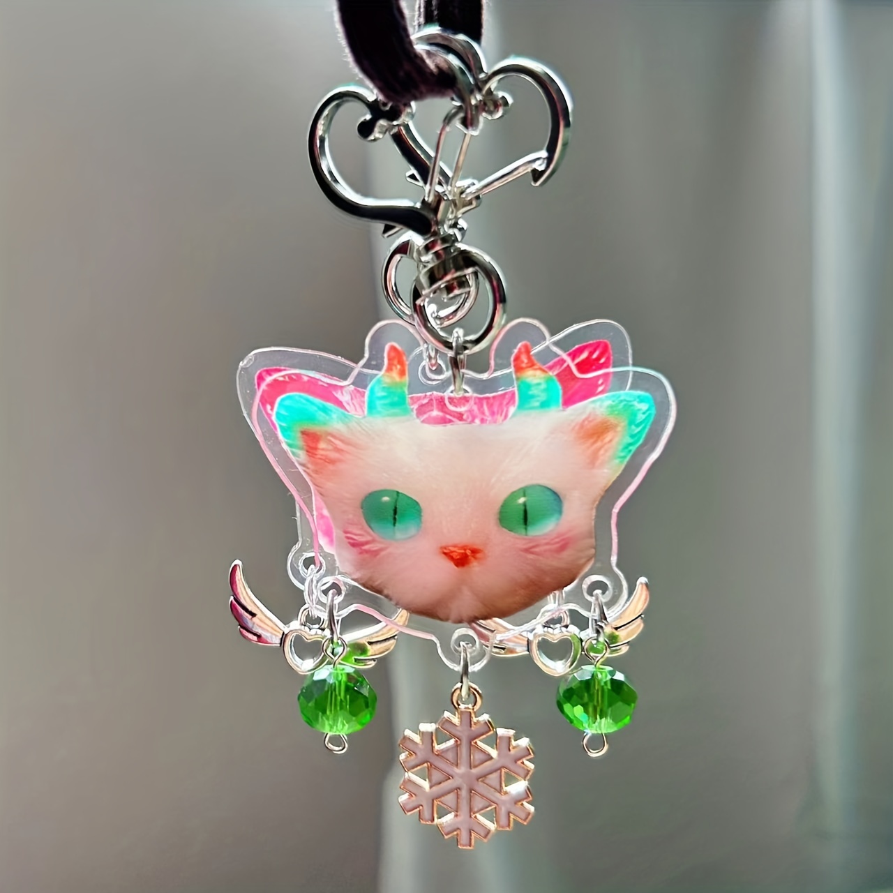 Hello Kitty Y2k Keychain Cute Cat Alloy Key Chain - Temu