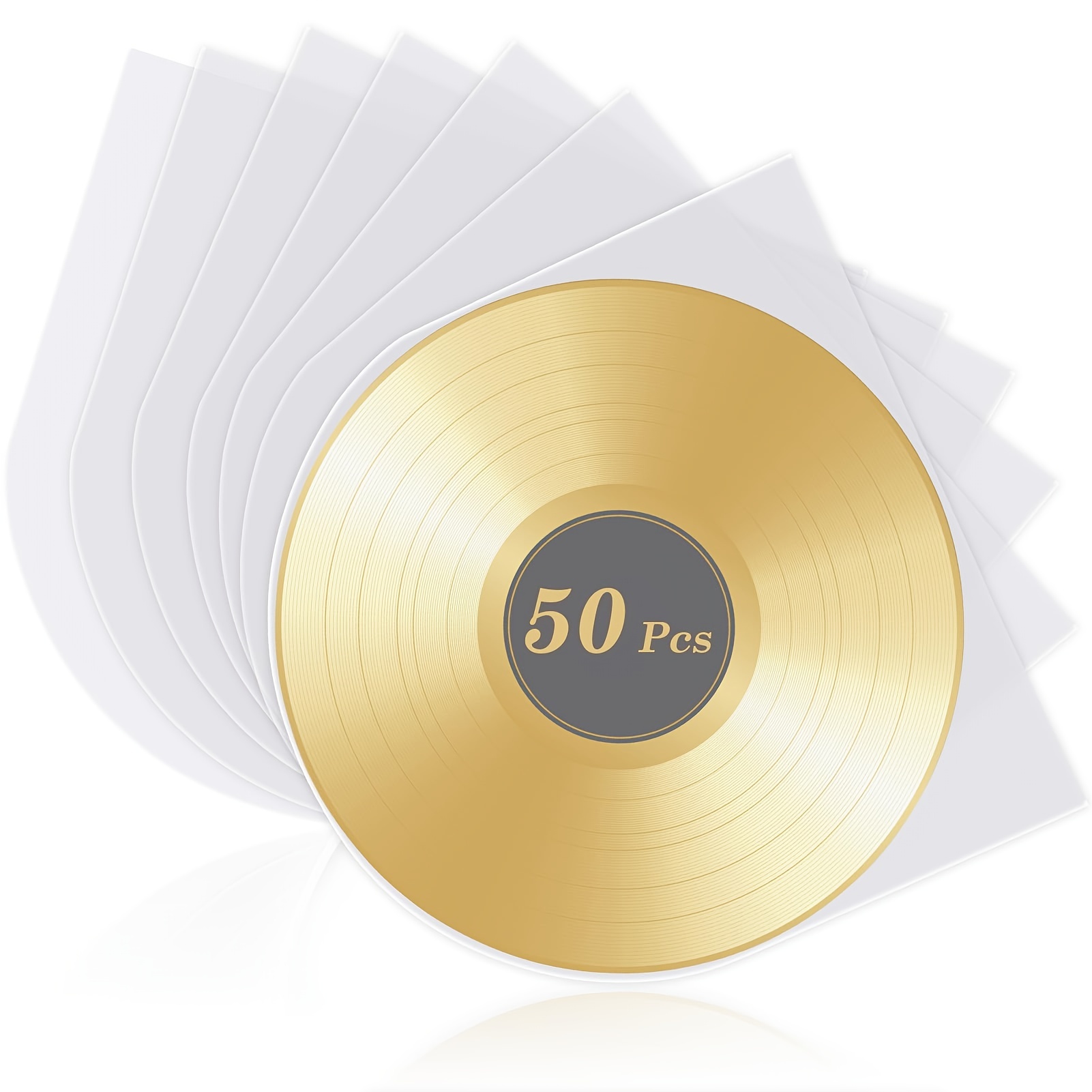 50 Pochettes Intérieures pour Vinyles
