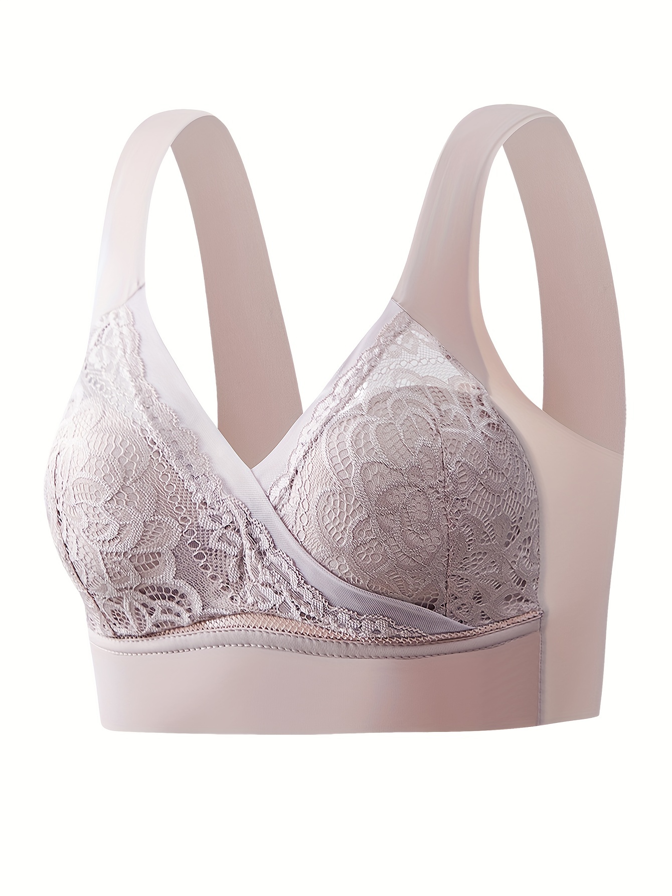 Back Support Full Coverage Wireless Organic Cotton Bra by Juliemay Lingerie