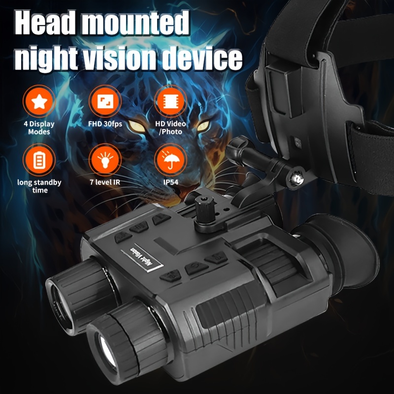 1 Unidad Gafas Visión Nocturna Monoculares Alta Definición - Temu