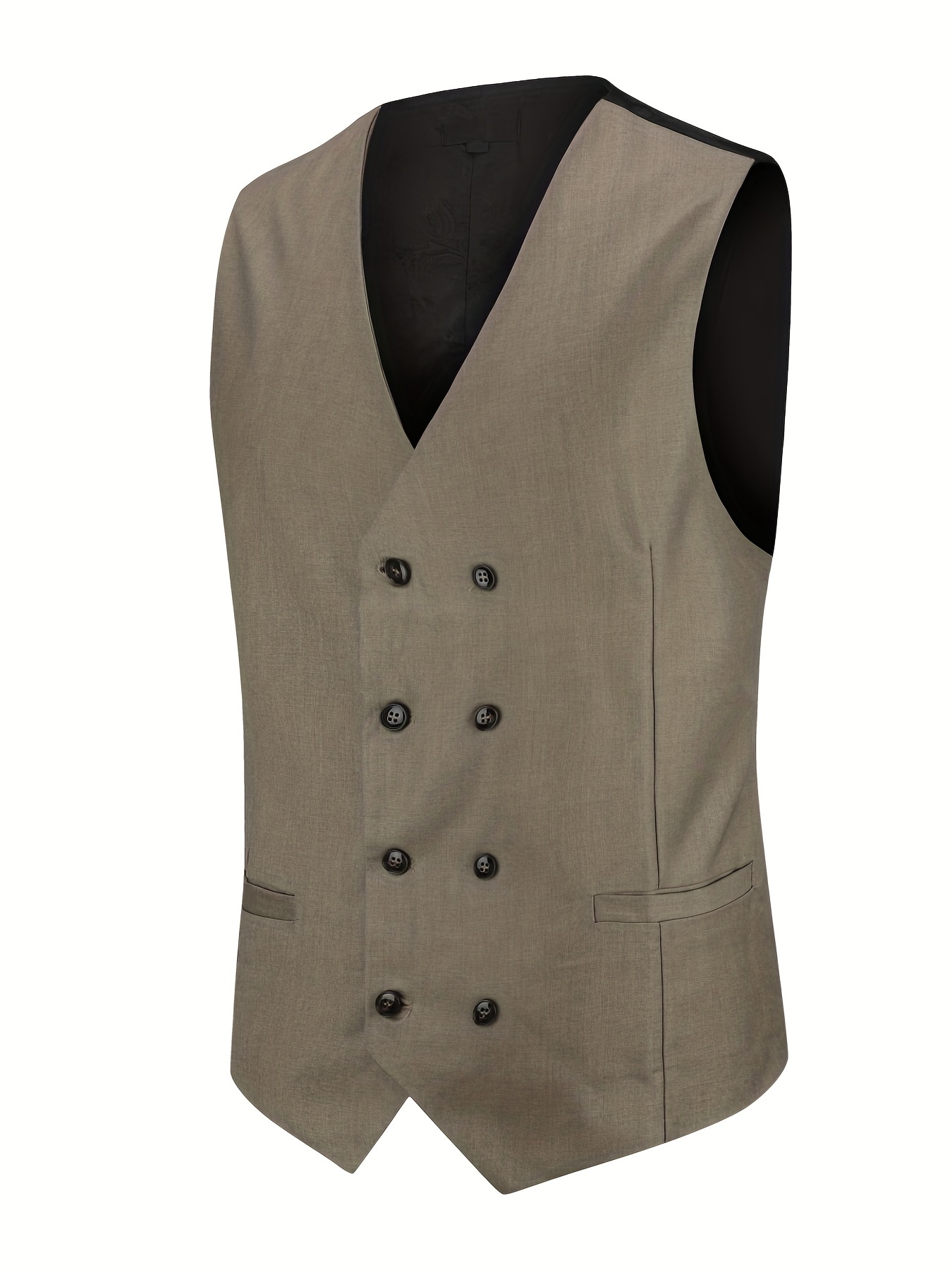 Mens Double Breasted Vests - Temu