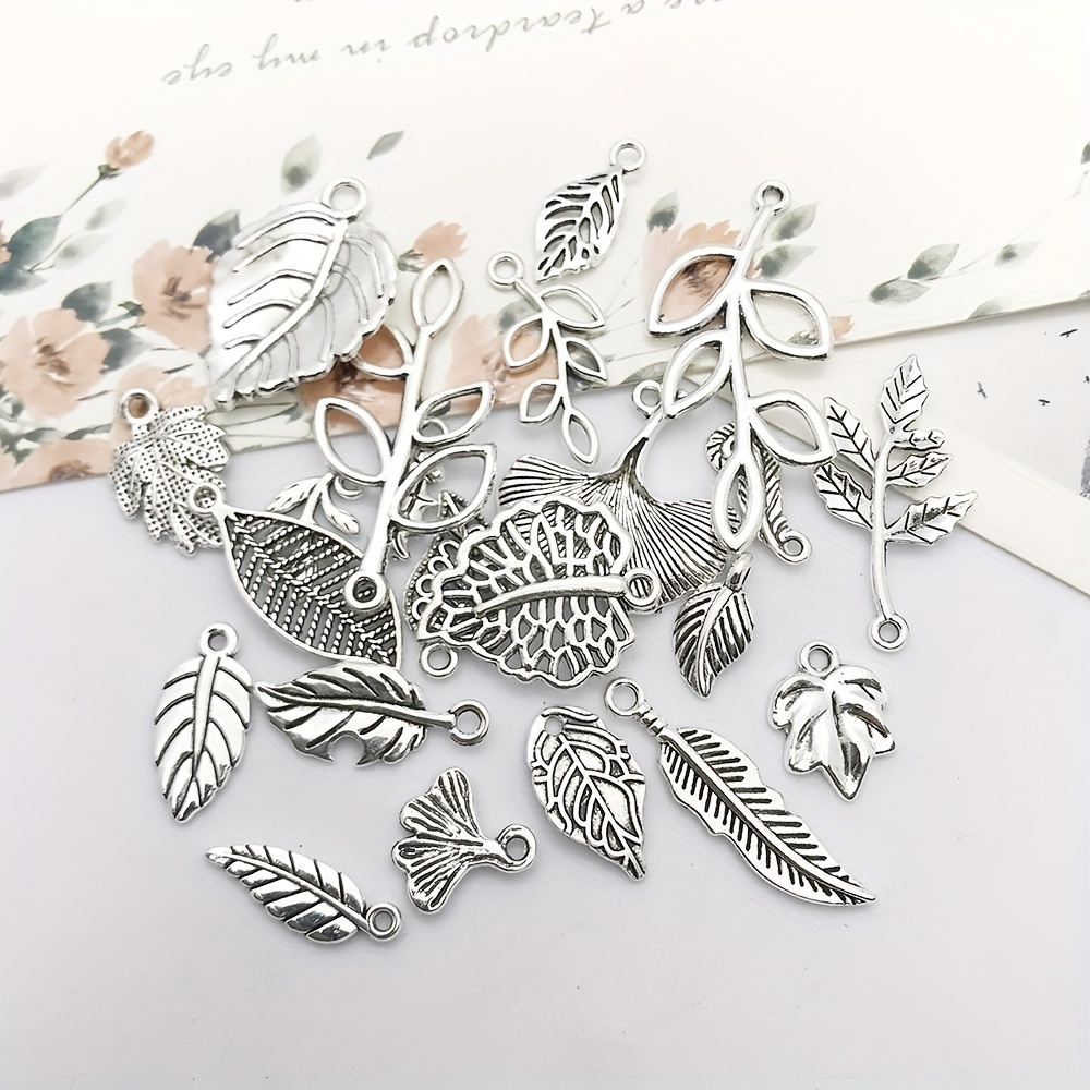 Leaf Charms for DIY Jewelry Making & Crafting