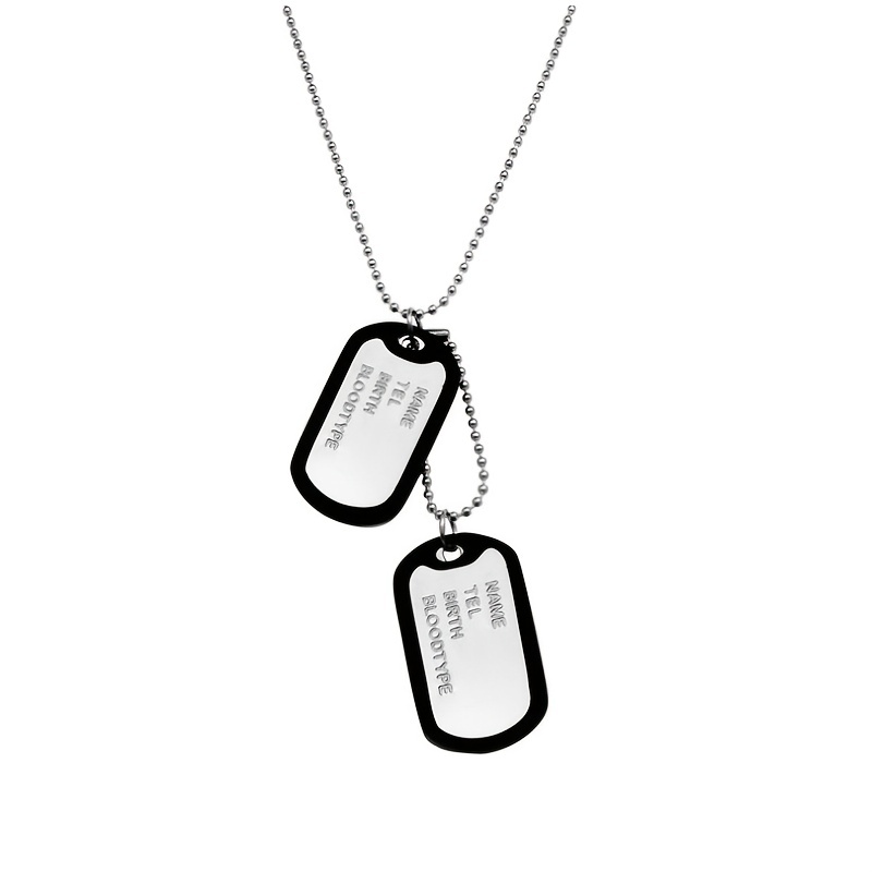 Military Dog Tag Set