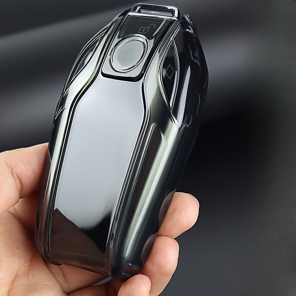 Soft TPU Car LED Display Key Fob Cover Case Shell For BMW 5 7 Series G11  G12 G30