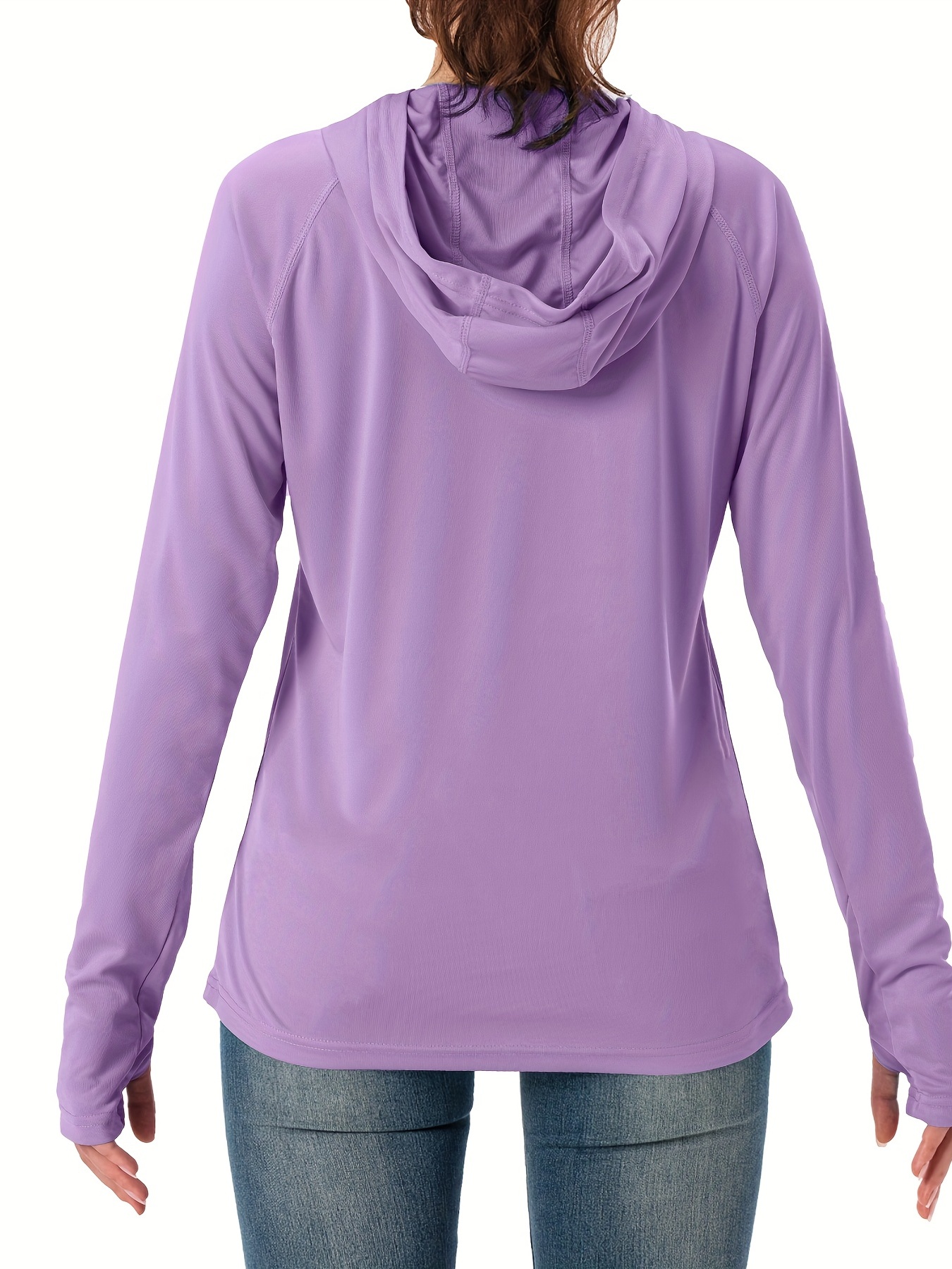 Women's Upf 50+ Uv Hoodie: Stay Protected Sun Hiking Running