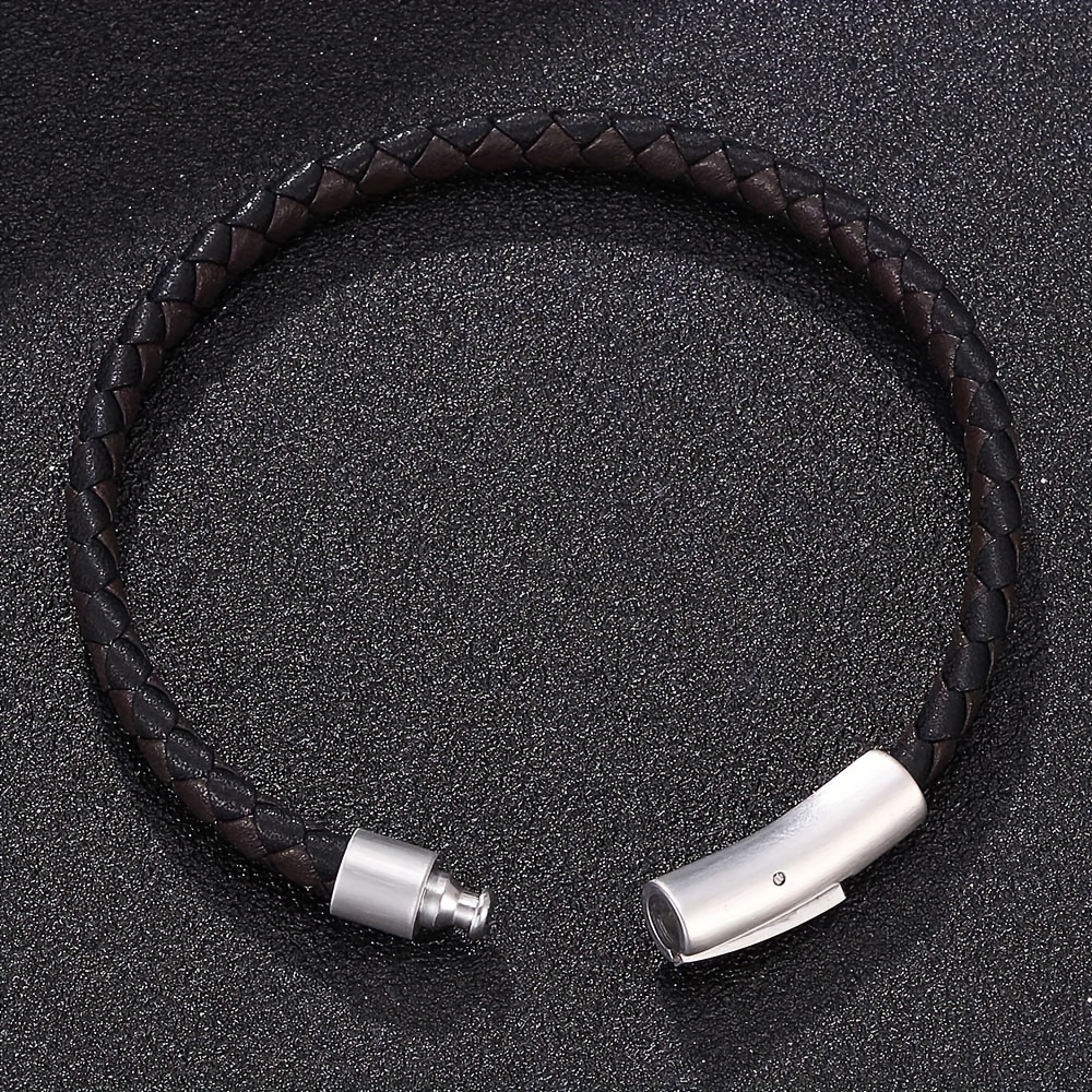 1pc Vintage Leather Rope Bracelet For Men