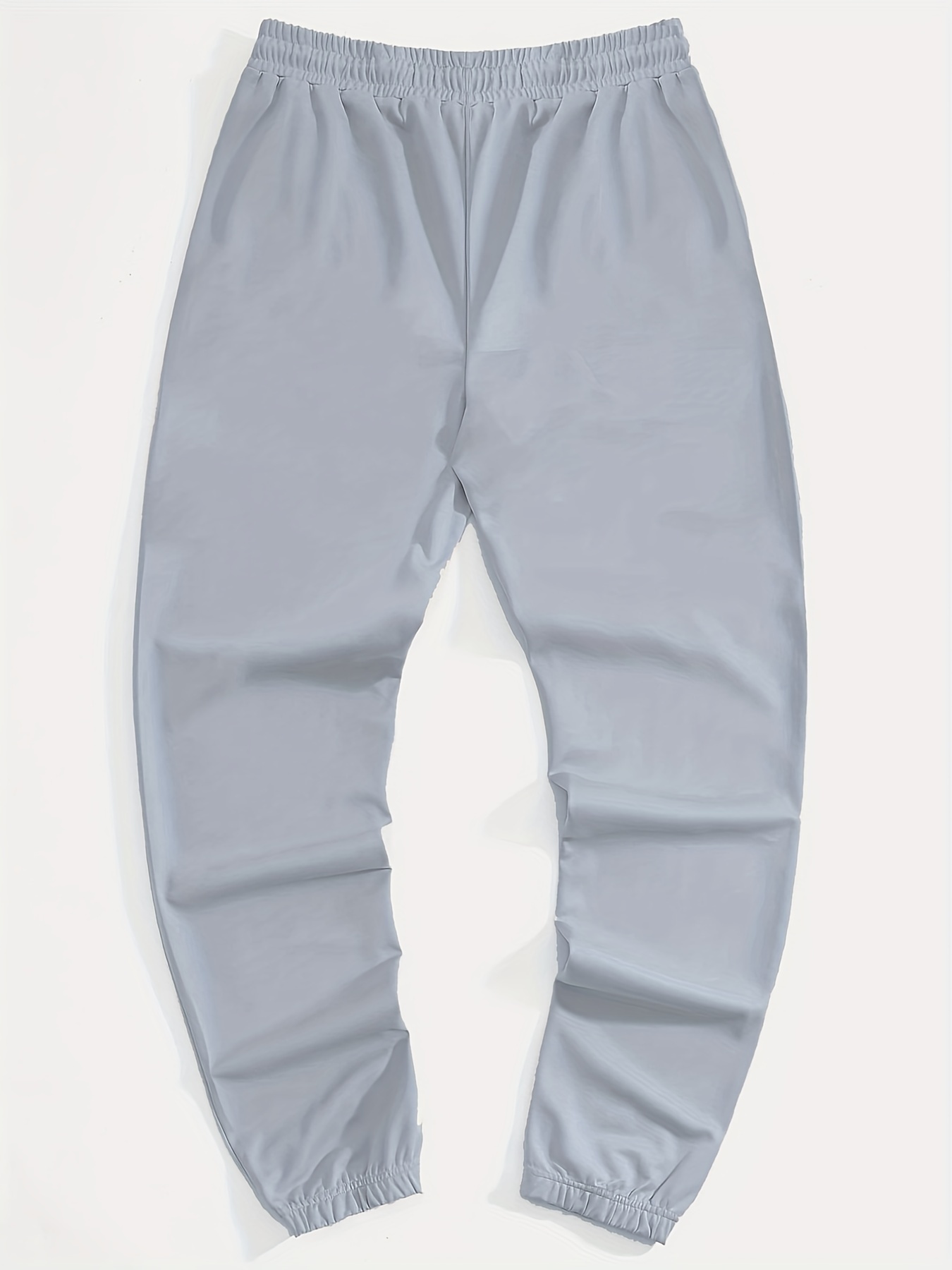 Anime Cloud Print Drawstring Sweatpants Loose Fit Pants Men Spring Autumn
