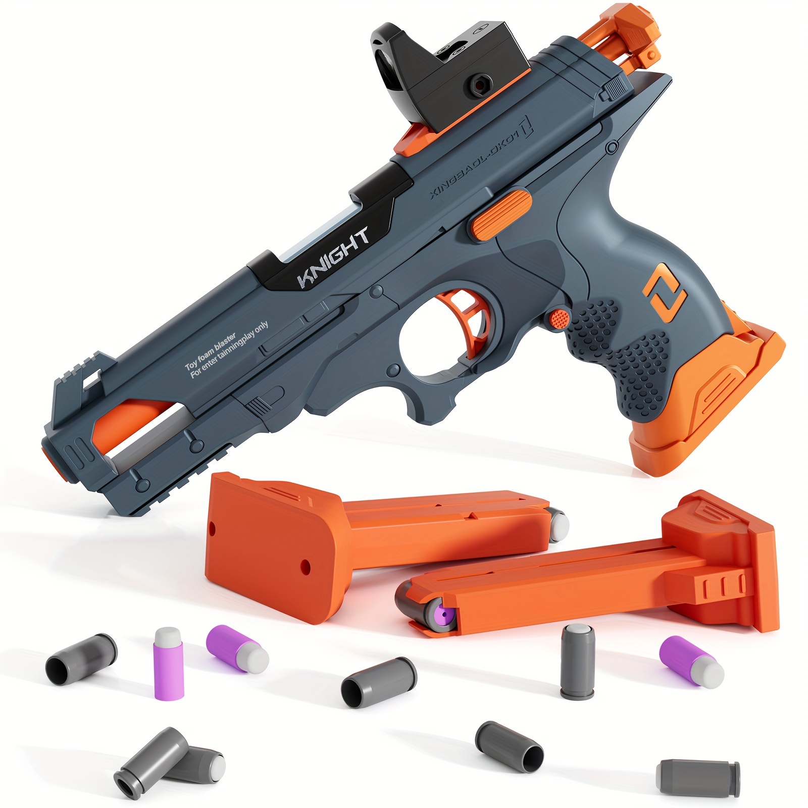 100pcs - Balle molle en mousse de recharge de pistolet Nerf N-Strike Elite  Blasters, fléchettes solides pour - Cdiscount Jeux - Jouets