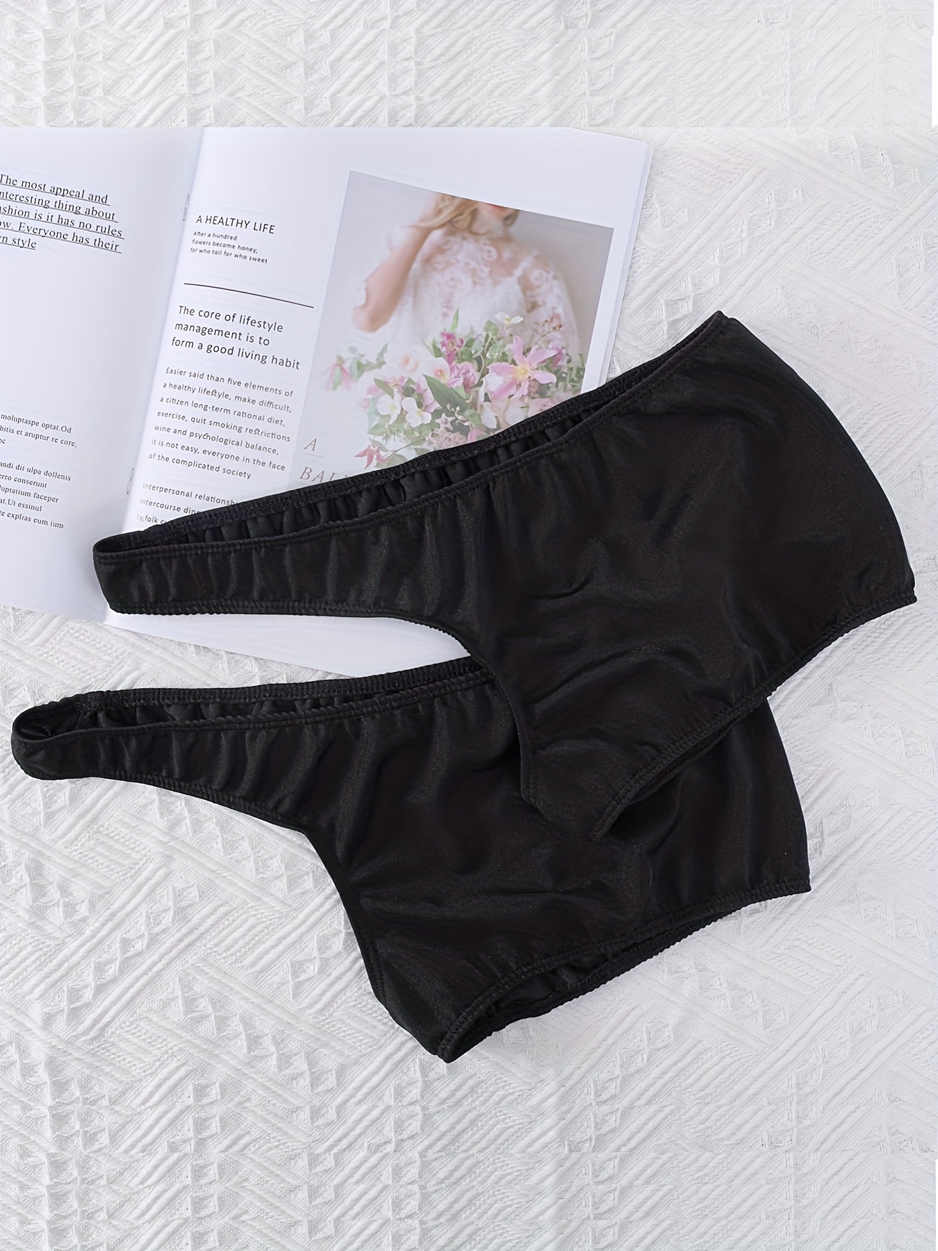 Buy J-boxing Crotchless Panties Plus Size Open Crotch Panties Crotchless  Underwear (M, Black) Online at desertcartKUWAIT