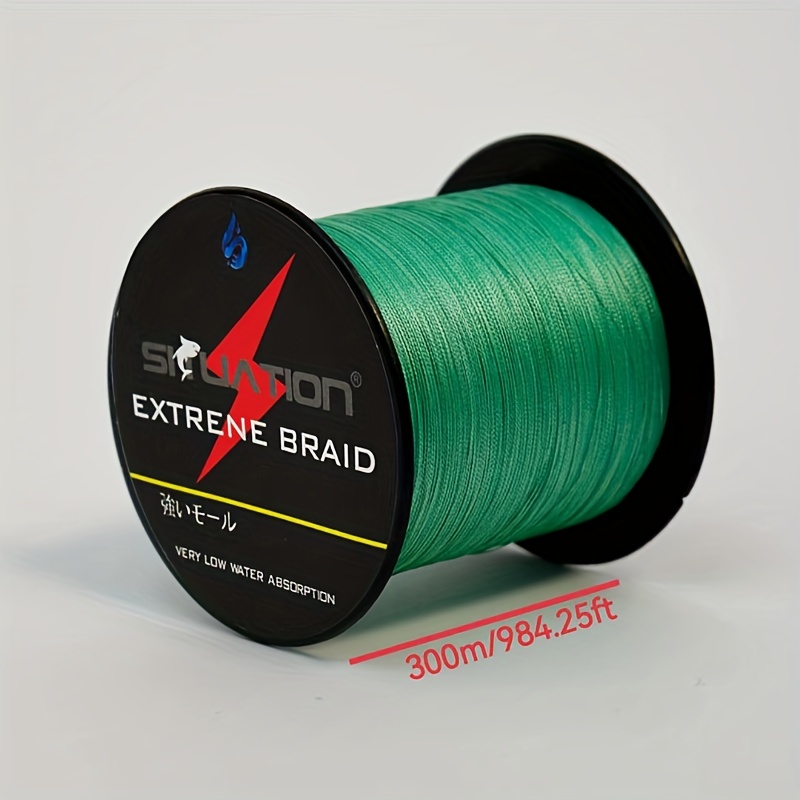 Unleash Your Fishing Potential: 109/328/547 Yards of 4X Braided PE Fishing  Line for Saltwater & Freshwater Fishing!