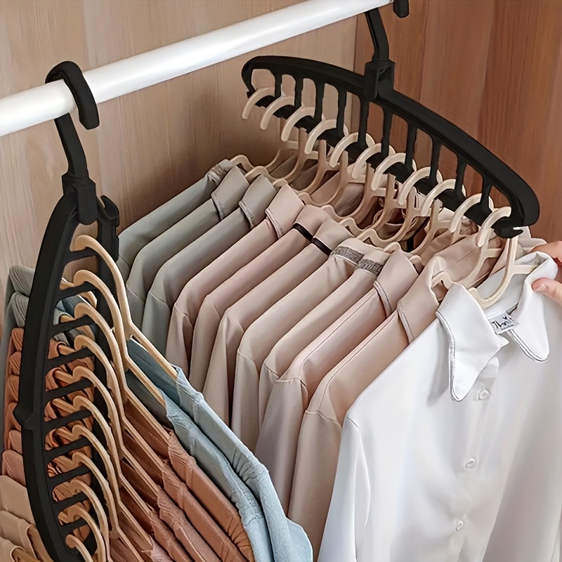9 Holes Magic Clothes Hangers Metal Space Saving Hangers Sturdy Retractable  Hangers Wardrobe Storage Organize for Heavy Clothes - AliExpress