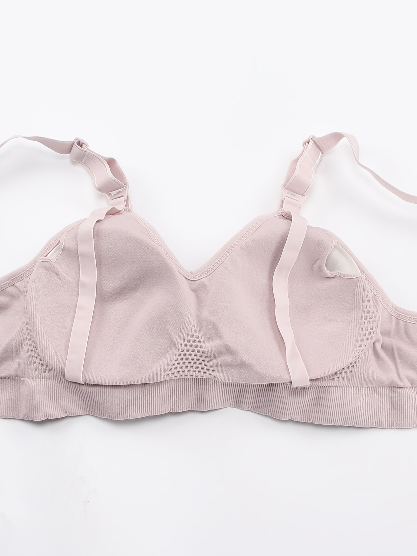 Nursing Bra Maternity Bra With Removable Pads Front Open Buckle