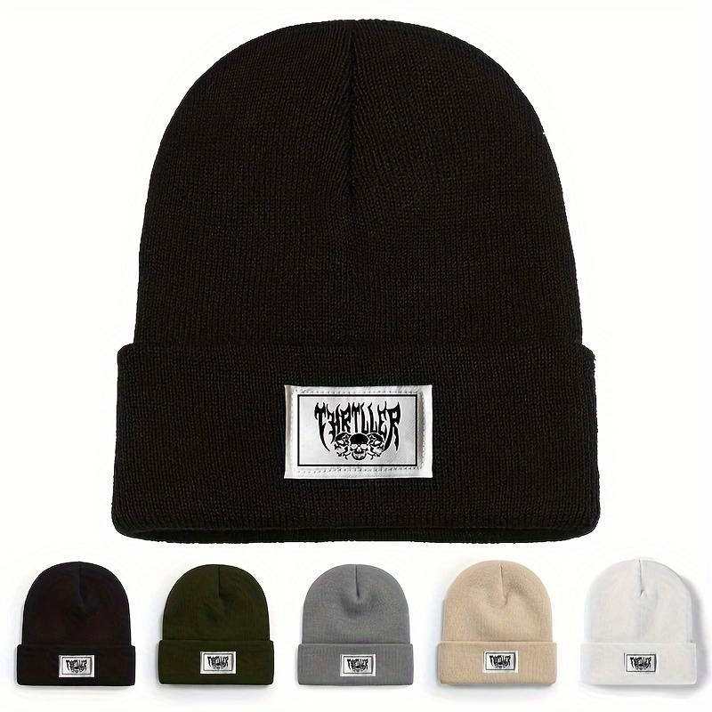 Fashion Hip Hop Beanie Knitted Hat Men's Skullcap Women's - Temu