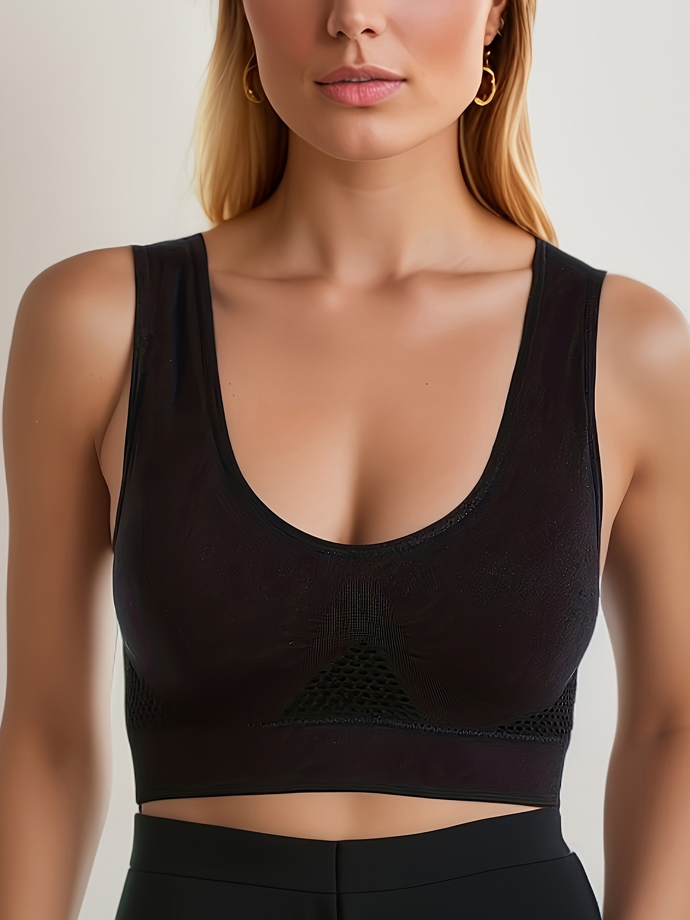 Vest No Trace Non-Wired Soft Ladies Sports Seamless Bras for Women - China  Bra and Bras price