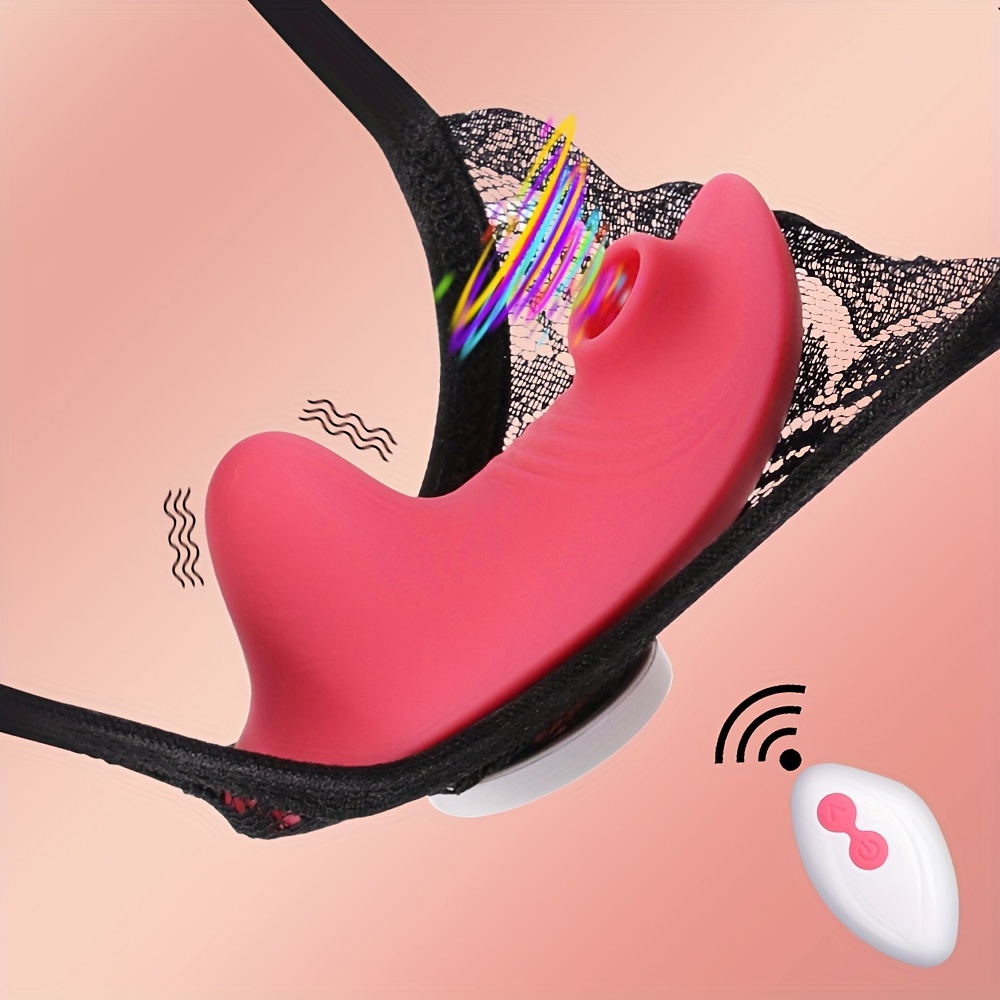 Remote Control Silicone Wearable Vibrator for Panties with Magnetic Clip  9-Speed