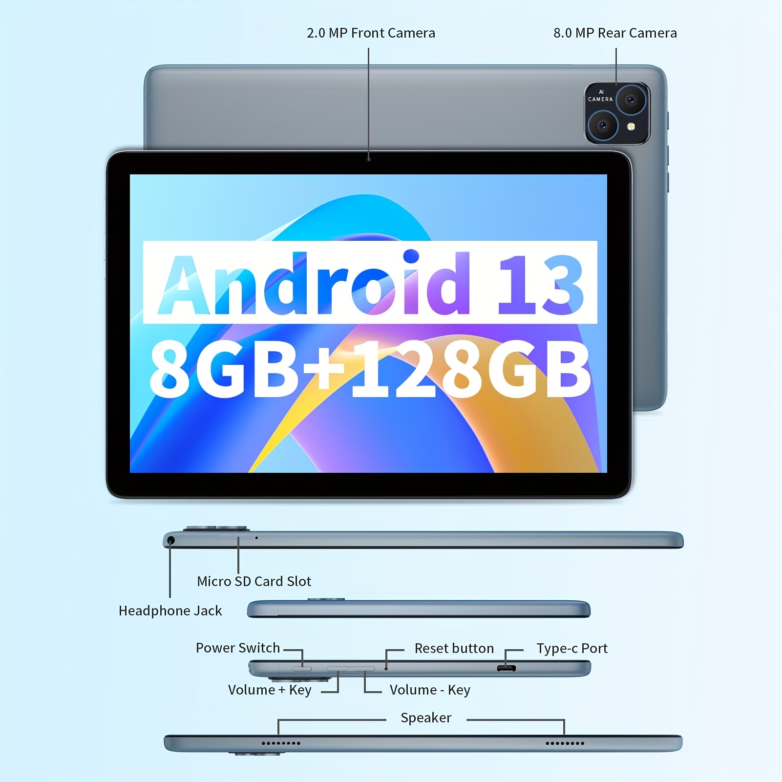 Tablette PRITOM 10 Pouces Pour Android M10 2 Go De 64 Go - Temu Canada