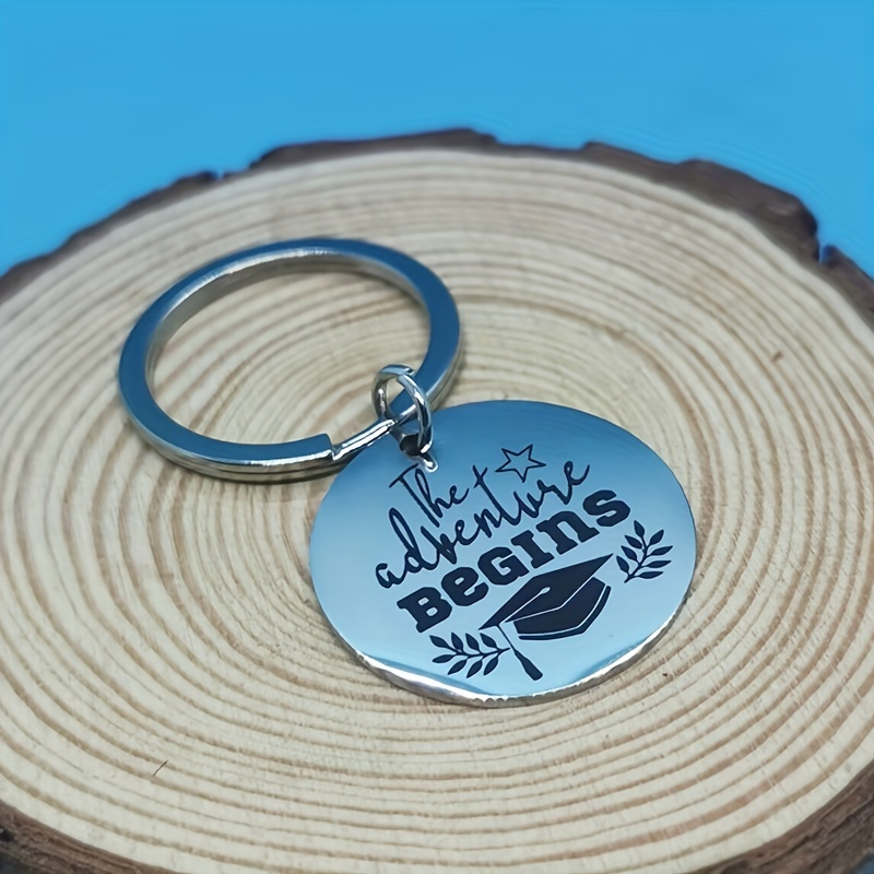 Graduation Keychain For Him Her Inspirational Key Chain Gift