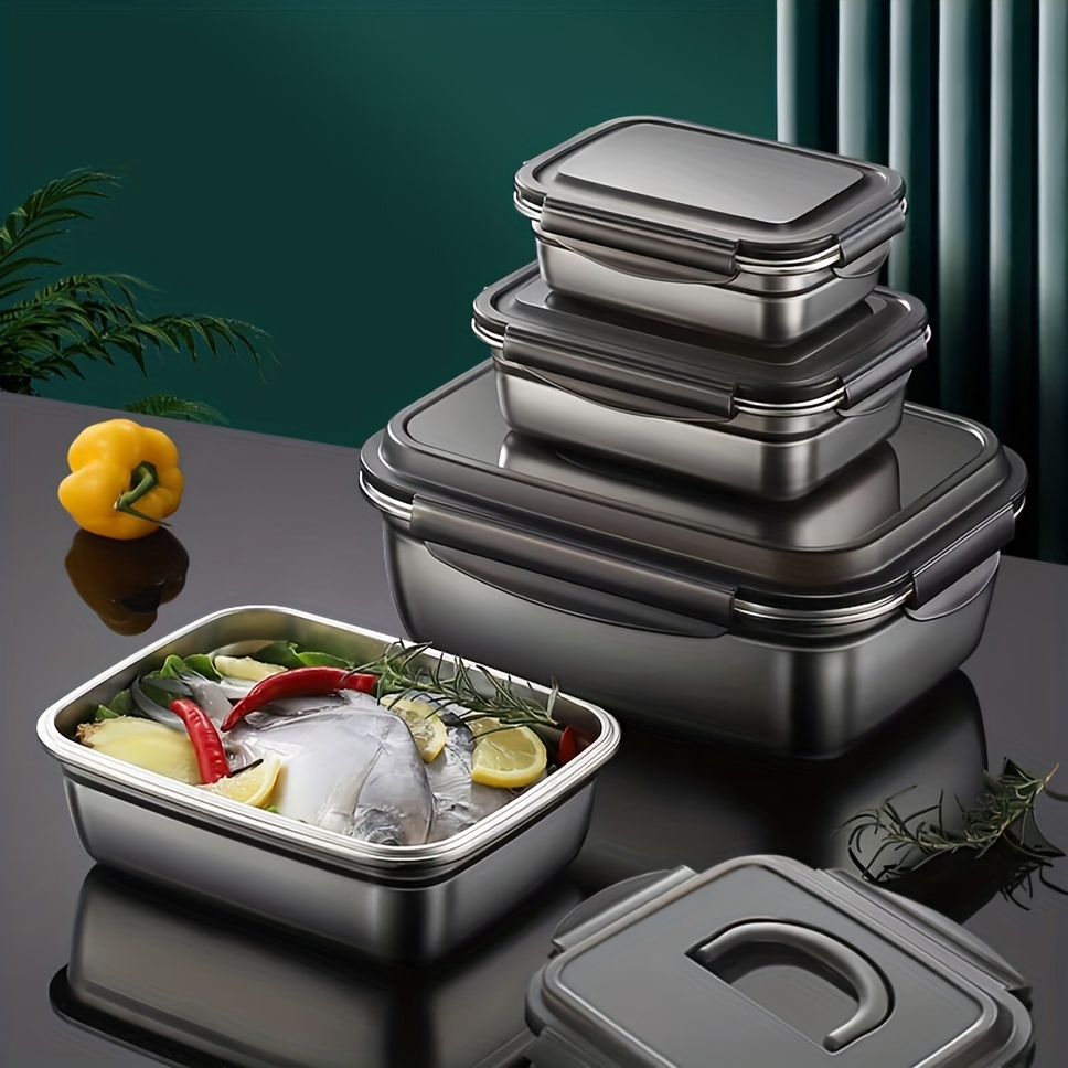 Food Storage Box Lid Handle Food Grade Stainless Steel - Temu