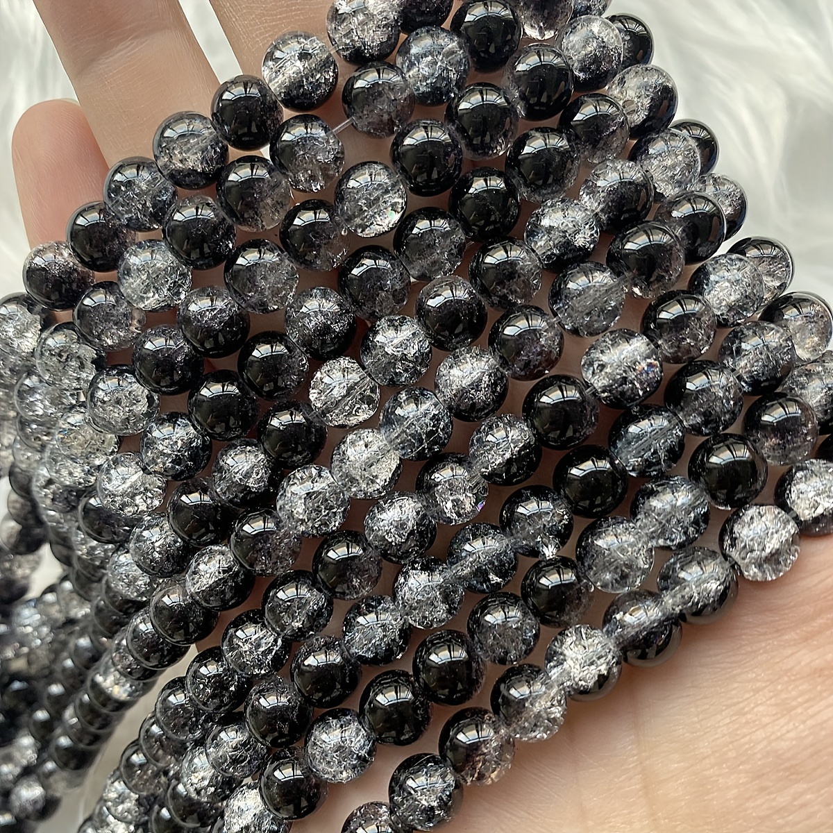 Import Snowflake Shape Shiny Crystal Glass Beads For Jewelry - Temu