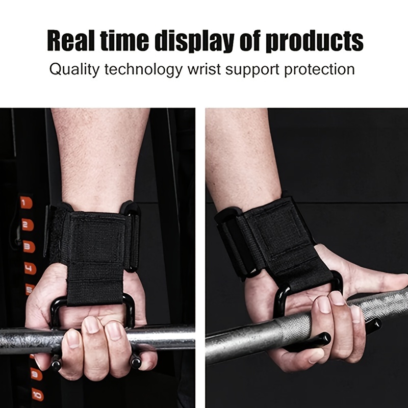 Weightlifting Hooks Glove Hand Bar, Wrist Straps for Fitness, Powerlifting  Strength Training Support, Dumbbell Lift Grip