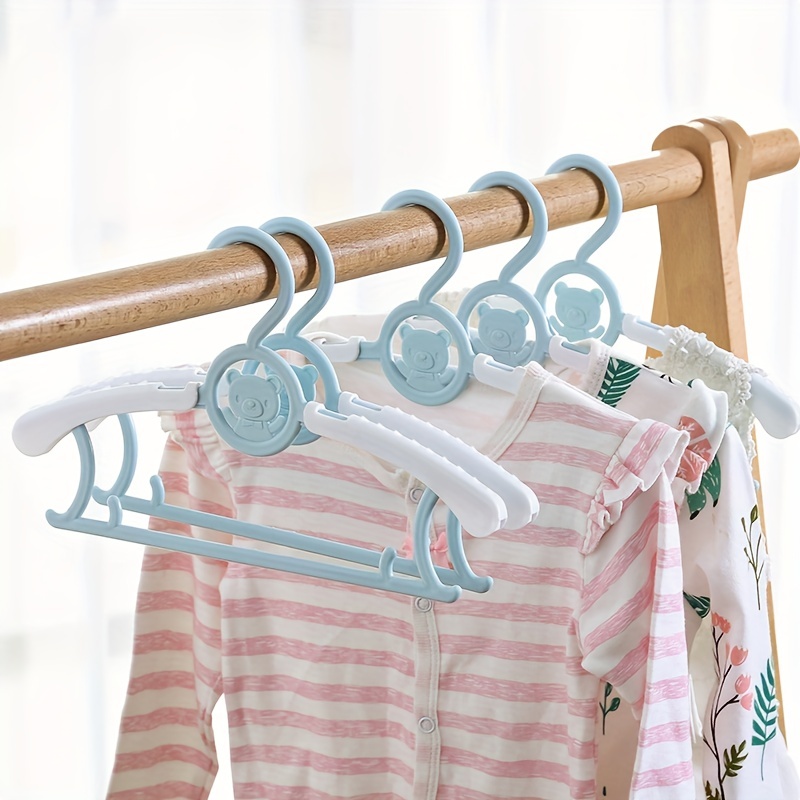 Mini Plastic Clothes Hangers For Children Baby - Temu