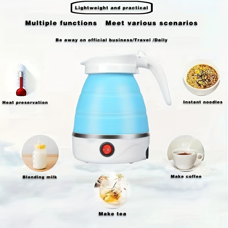 Comprar Hervidor eléctrico portátil Taza de agua hirviendo integrada Travel  Home Dormitorio plegable Pequeño Mini vaso de agua de calefacción eléctrica