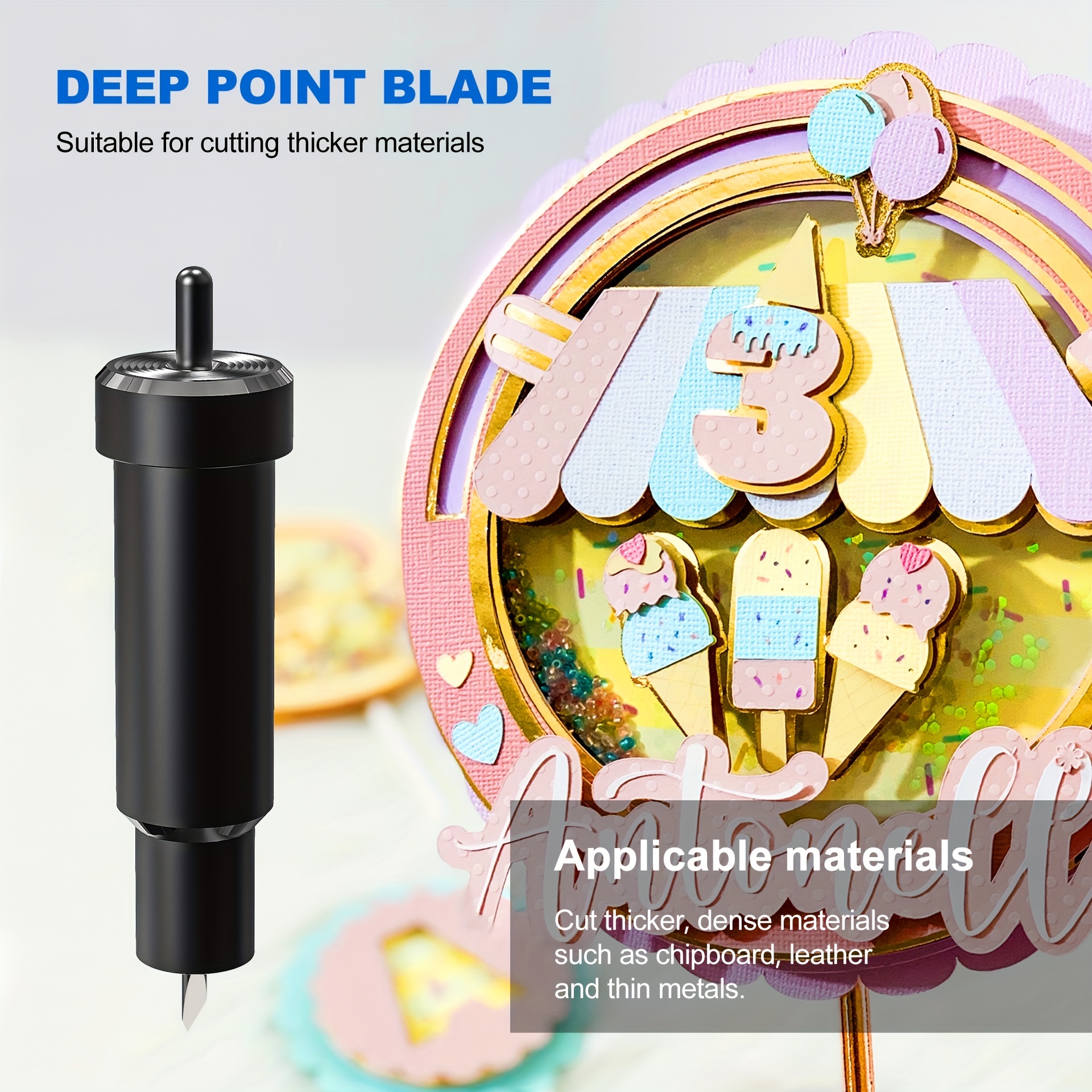  Replacement Deep Cut Blade and Housing Deep-Point DeepCut Blade  for Maker Explore,Explore Air and Air 2 Cutting Plotter : Arts, Crafts &  Sewing