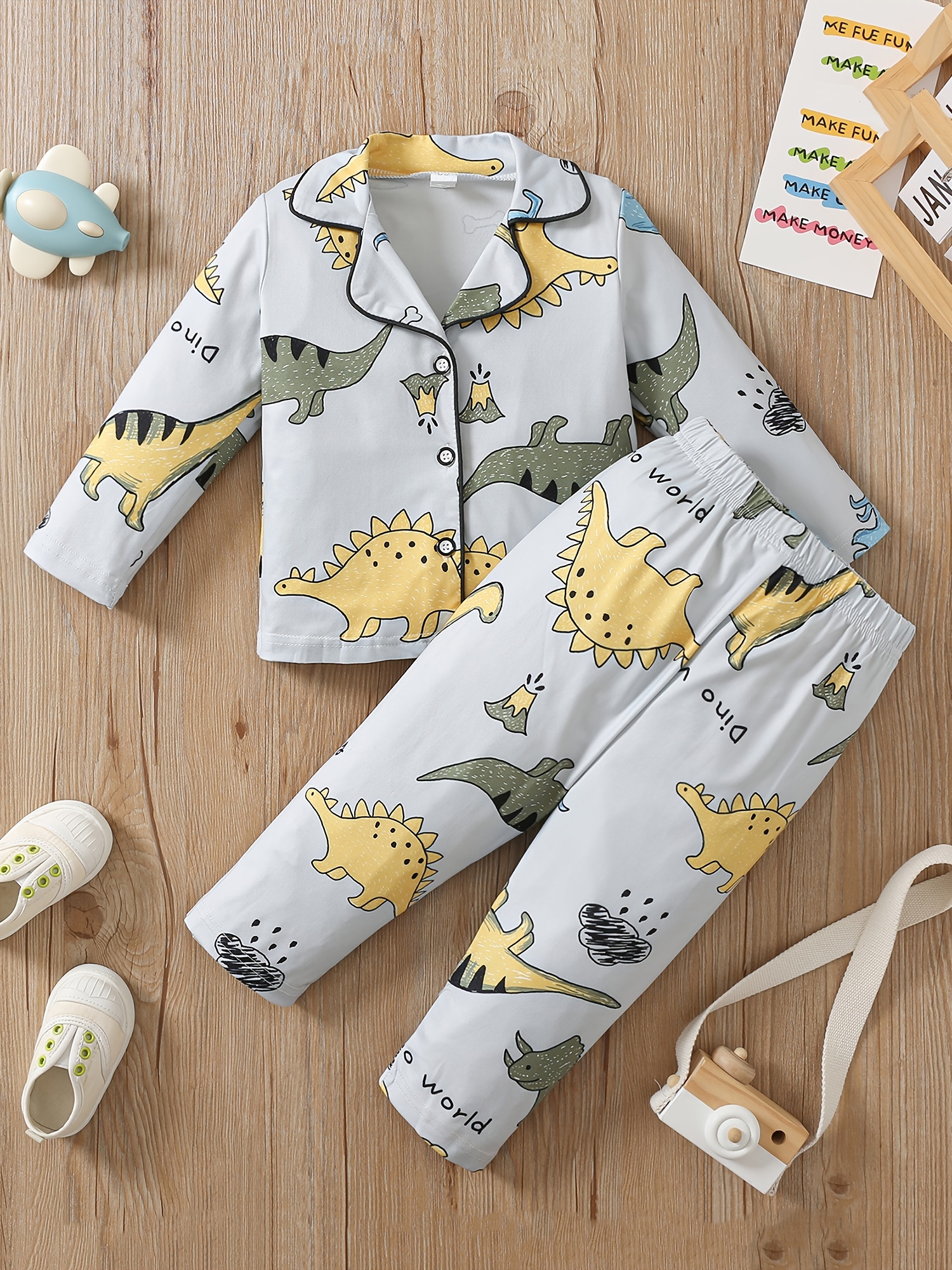 Pyjama enfant à motif imprimé en polyester pour garçon