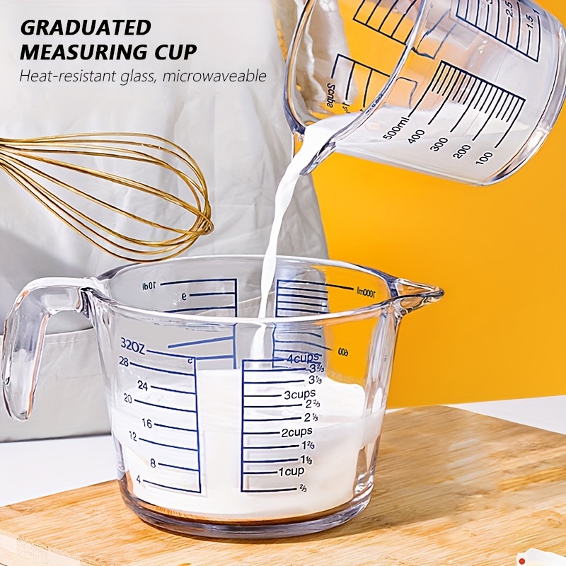 2 cup glass measuring cup Glass Graduated Cups Liquid Measuring Cup Beaker
