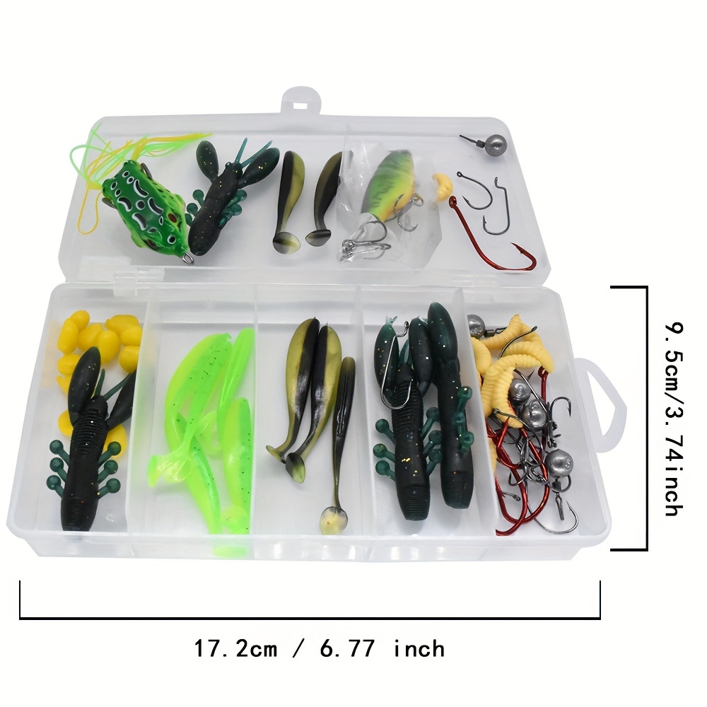 Fishing Lures Kit Fishing Gear Equipment Saltwater - Temu